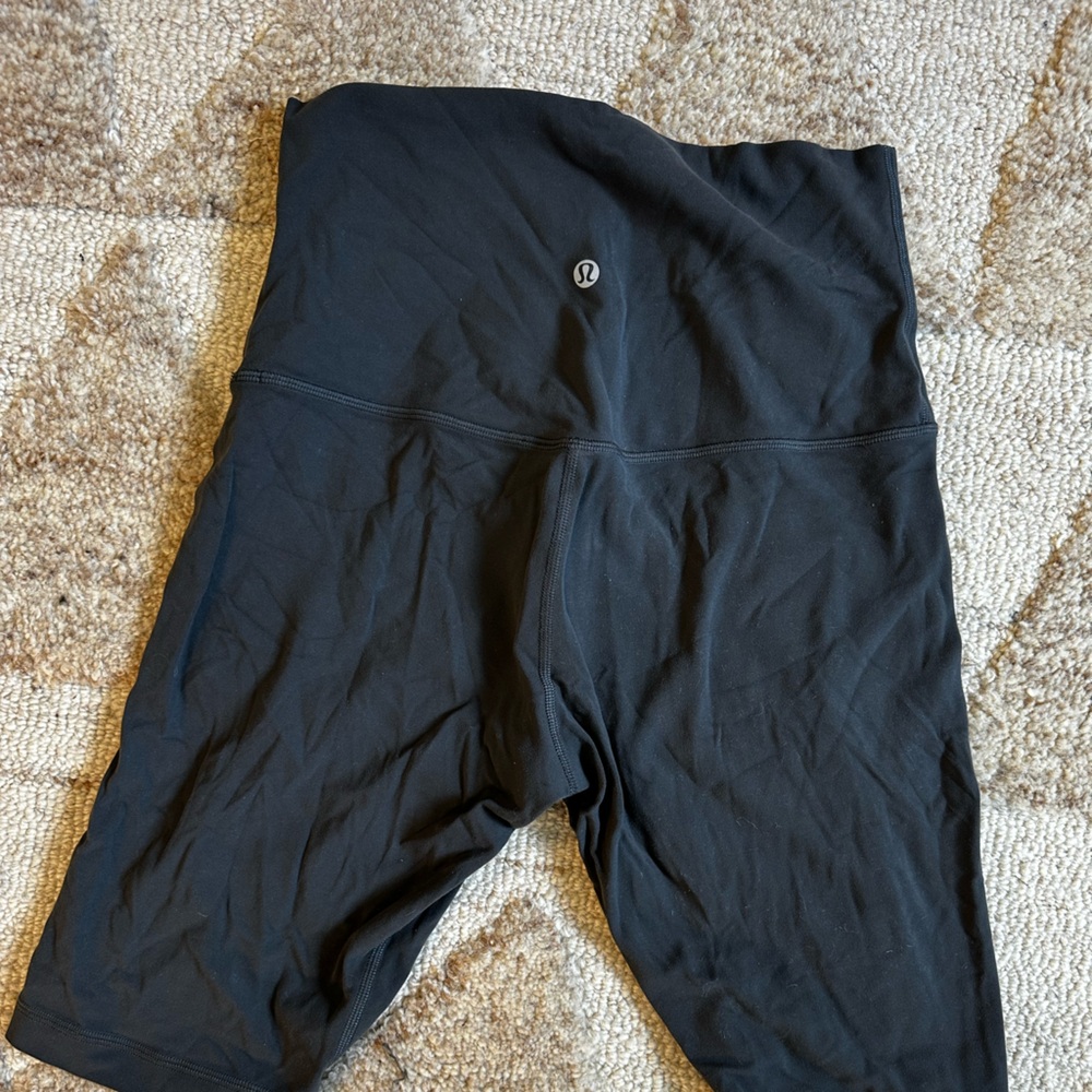 Lululemon high rise align shorts long grey size 8